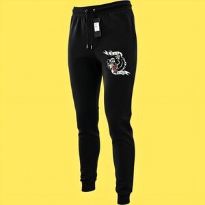🔥🚺 M US — Left Point Designer Rhinestone "Panther" Joggers🔥⭐EXCLUSIVE⭐